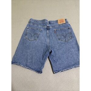 Vintage Levis 550 Shorts Men 36 Relaxed Fit Baggy Jorts Skate Y2K Med Wash Denim